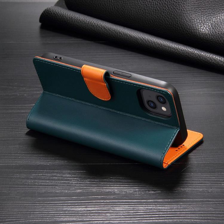 OEM iPhone 14 Pro Plånboksfodral Dual Flip - Grön