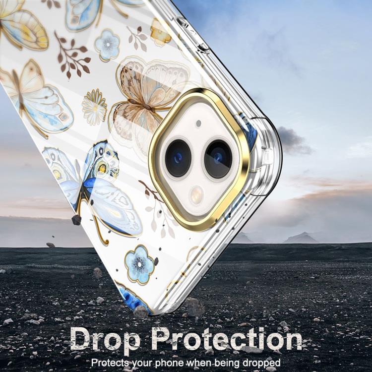 OEM iPhone 14 Plus Skal 360 Butterfly - Blå