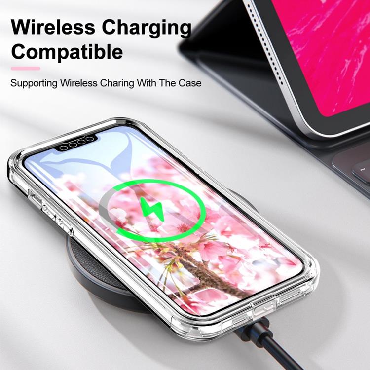 OEM iPhone 14 Pro Max Skal 360 Marble - Rosa