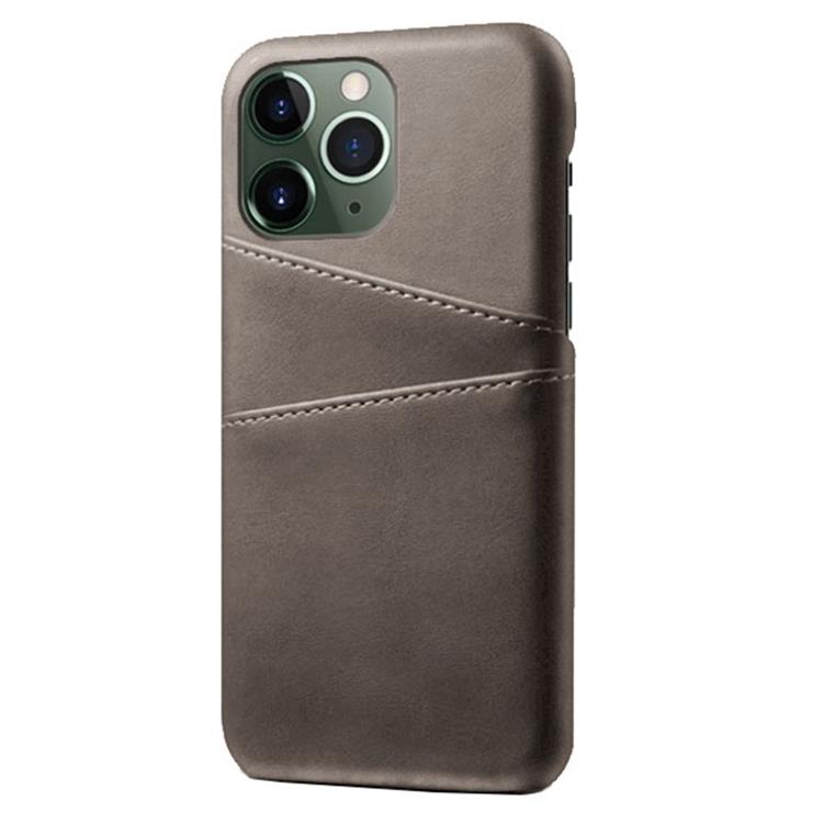 OEM iPhone 14 Pro Max Skal Korthållare PU Läder - Grå