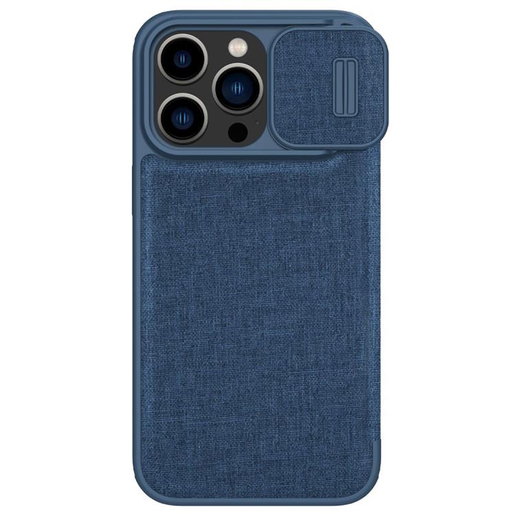 Nillkin Nillkin iPhone 14 Pro Plånboksfodral QinPro - Blå