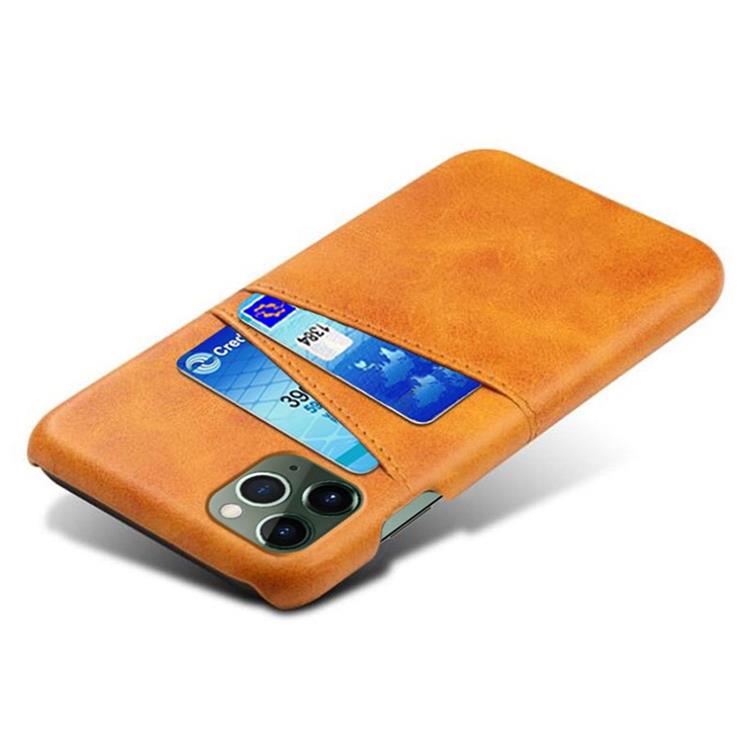 OEM iPhone 14 Plus Skal Korthållare PU Läder - Orange