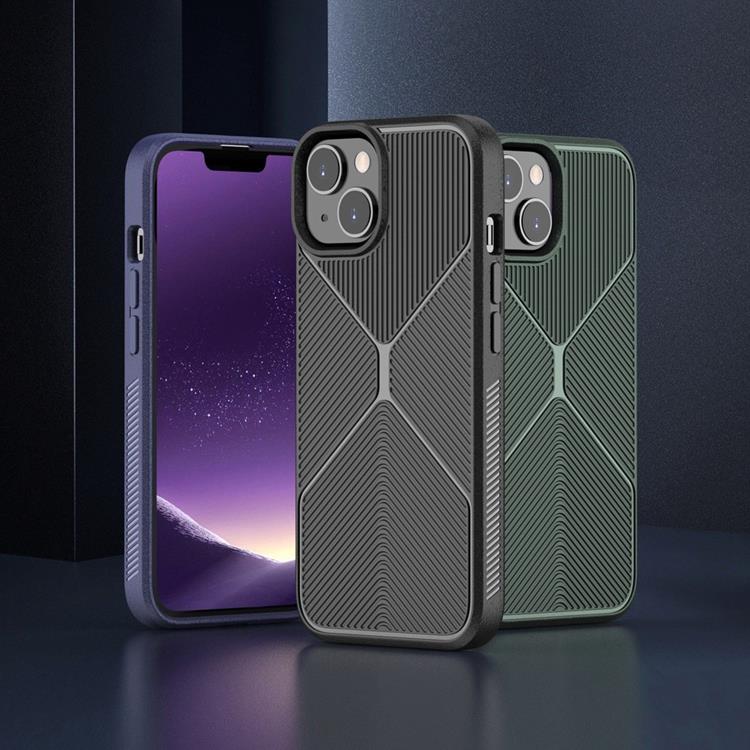 OEM iPhone 14 Skal X Design - Blå