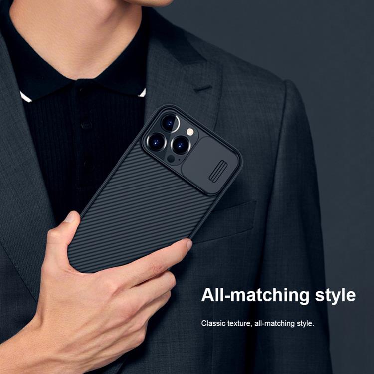 Nillkin Nillkin iPhone 14 Pro Skal Camshield Pro - Grön