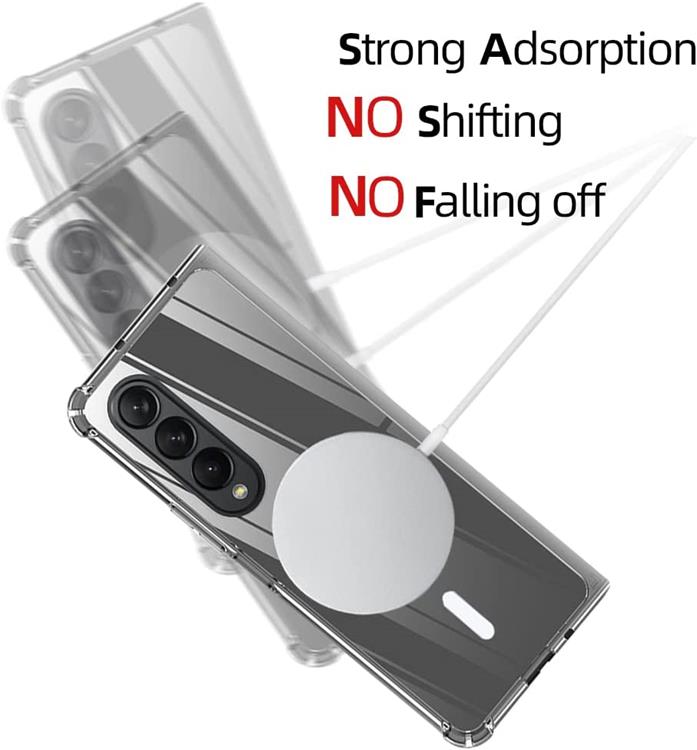 Boom of Sweden BOOM Galaxy Z Fold 3 Skal Magsafe Shockproof - Clear