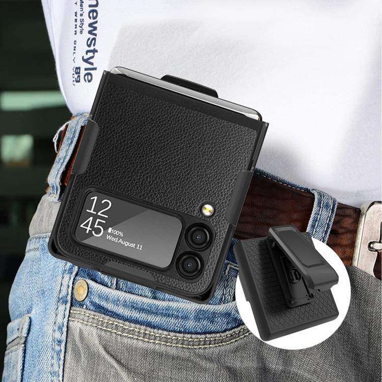 OEM Galaxy Z Flip 4 Skal Belt Clip Holster - Röd