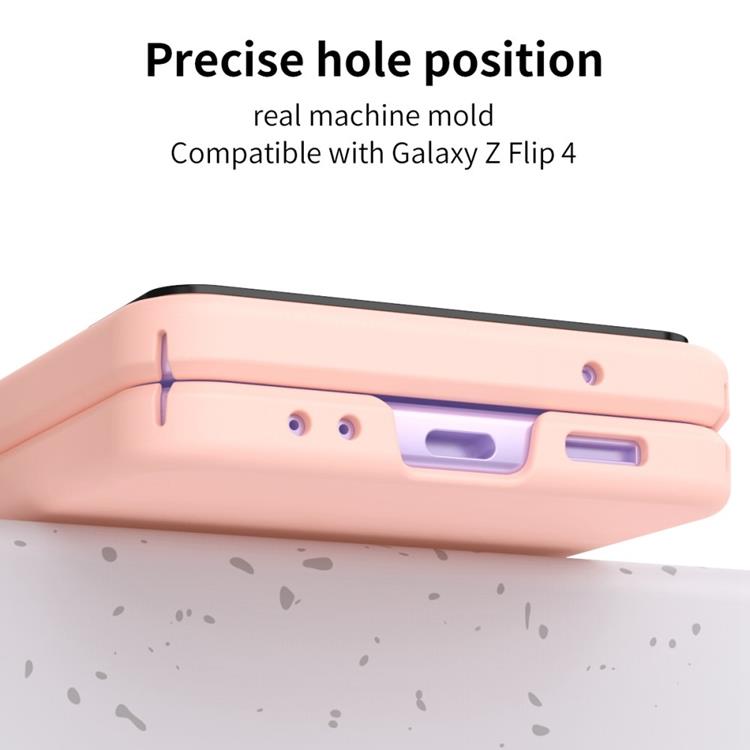 OEM Galaxy Z Flip 4 Skal Lens Hinge Folding - Rosa