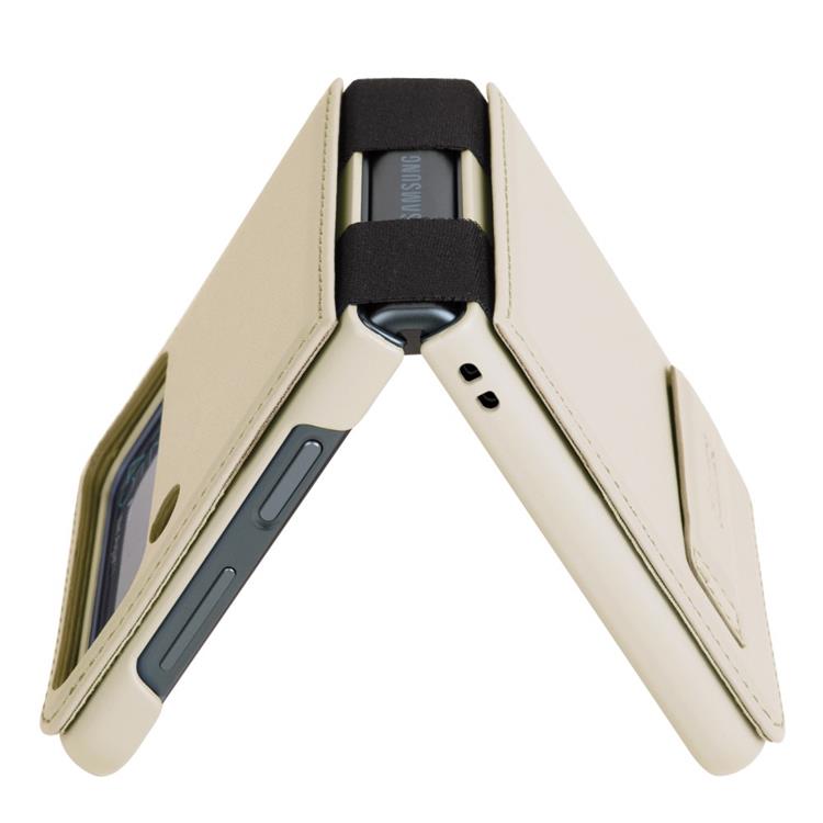 Nillkin Nillkin Galaxy Z Flip 4 Skal Qin Series - Guld