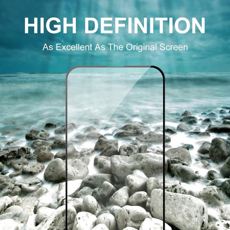 OEM [1-PACK] iPhone 14 Plus Härdat Glas Skärmskydd - Svart