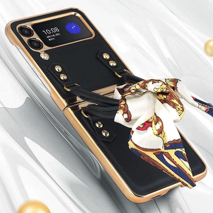 GKK GKK Galaxy Z Flip 3 5G Skal Handväska - Grön