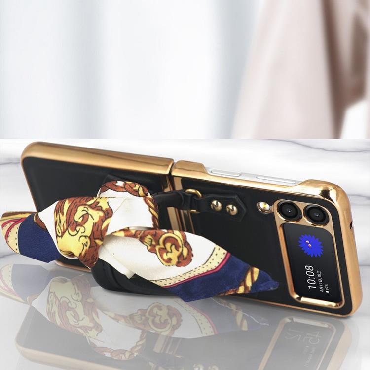 GKK GKK Galaxy Z Flip 3 5G Skal Handväska - Grön