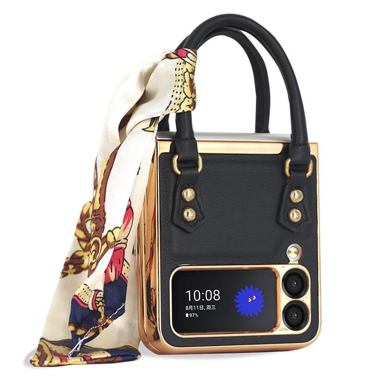 GKK GKK Galaxy Z Flip 4 Skal Handväska - Svart