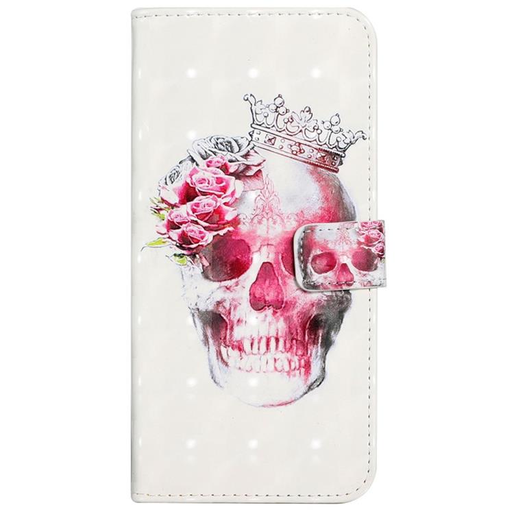 OEM iPhone 14 Pro Max Plånboksfodral 3D Pattern - Crown Skull