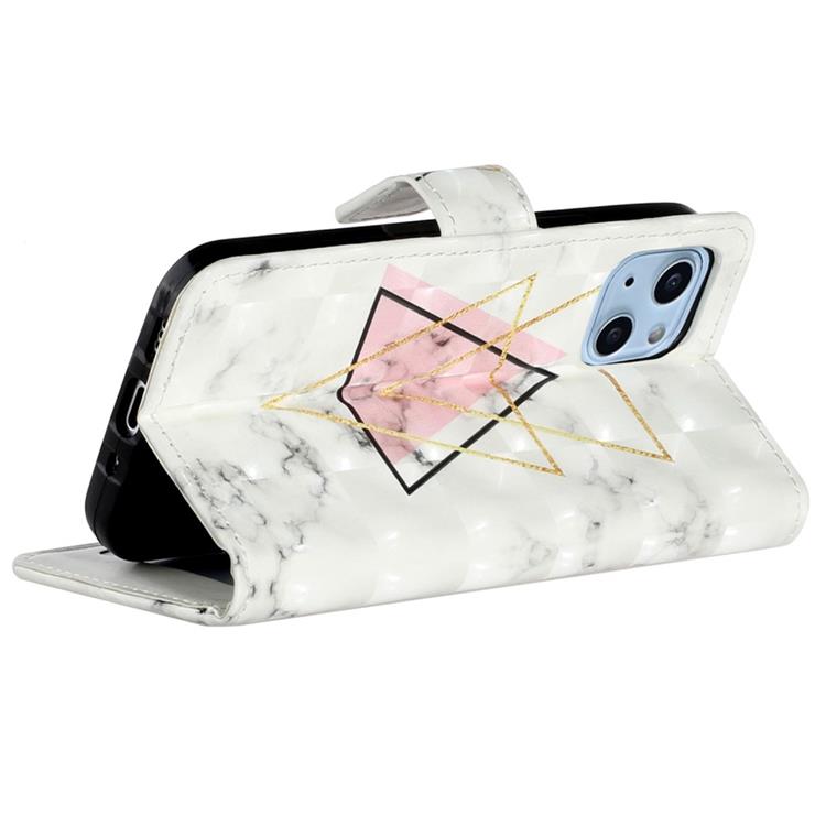 OEM iPhone 14 Pro Max Plånboksfodral 3D Pattern - Triangle