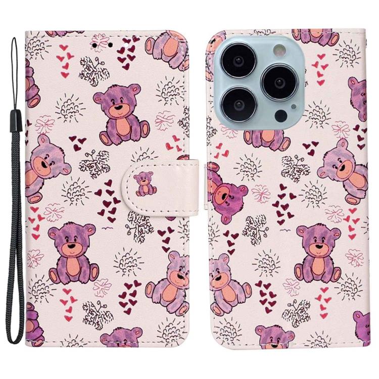 OEM iPhone 14 Pro Plånboksfodral Folio Flip - Bear