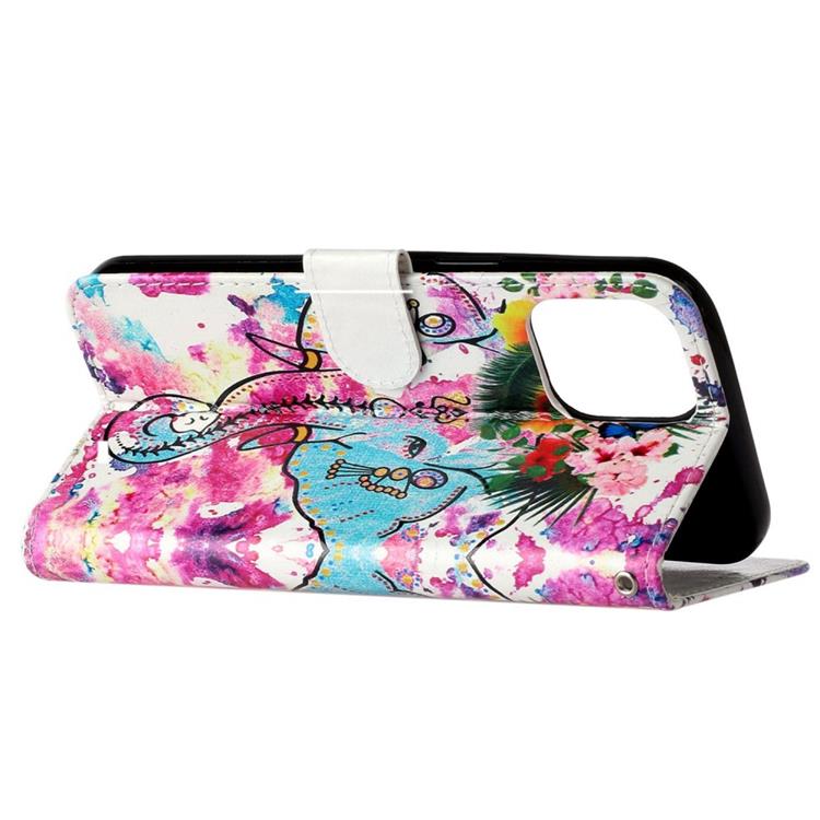 OEM iPhone 14 Pro Plånboksfodral Folio Flip - Elephant