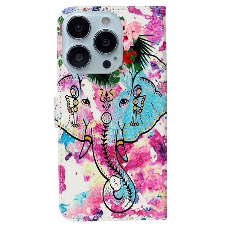OEM iPhone 14 Pro Plånboksfodral Folio Flip - Elephant