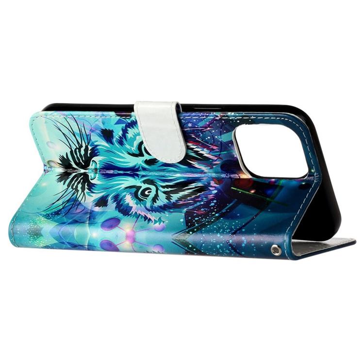 OEM iPhone 14 Pro Max Plånboksfodral Folio Flip - Wolf