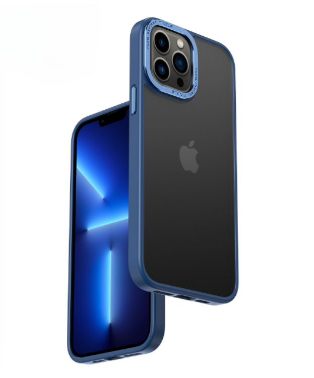 OEM iPhone 14 Pro Skal Kameraram i Aluminiumlegering - Mörkblå