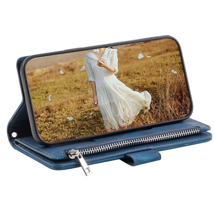 OEM iPhone 14 Pro Max Plånboksfodral Rhombus - Blå