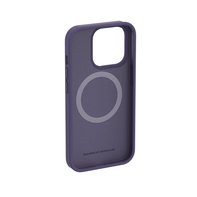 MOMAX MOMAX iPhone 14 Pro Skal Magsafe Liquid Silicone - Lila
