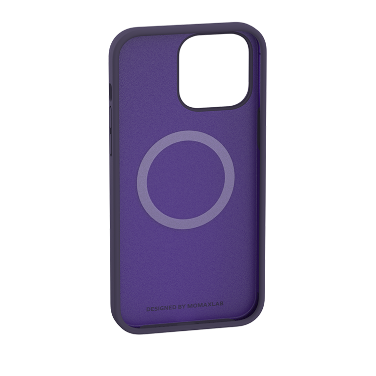 MOMAX MOMAX iPhone 14 Pro Skal Magsafe Liquid Silicone - Lila