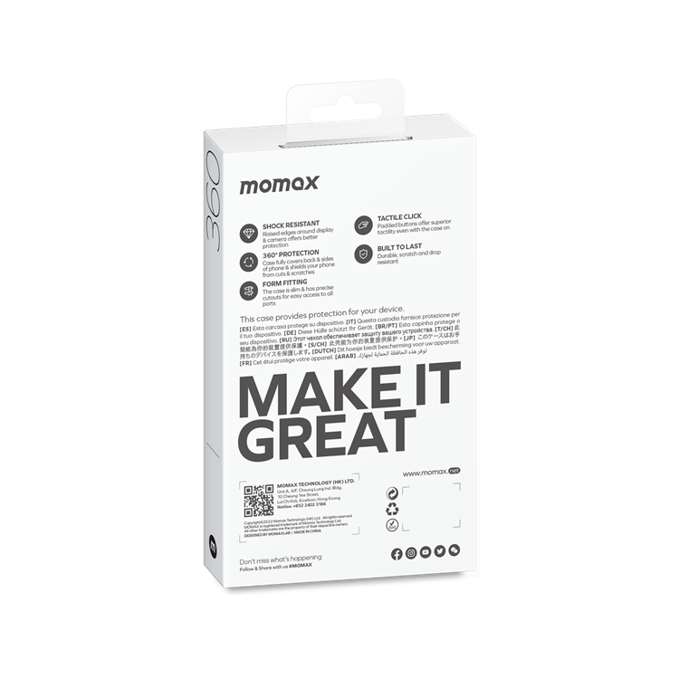 MOMAX MOMAX iPhone 14 Skal Magsafe - Blå