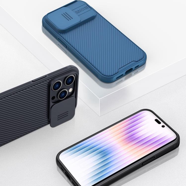 Nillkin Nillkin iPhone 14 Pro Max Skal Magsafe CamShield Pro - Blå