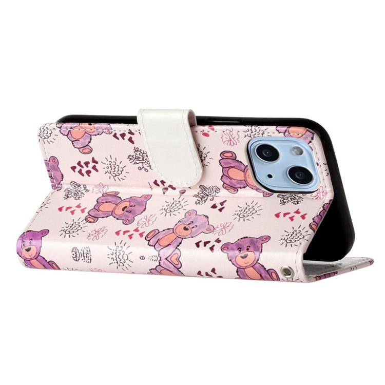 OEM iPhone 14 Plus Plånboksfodral Folio Flip - Bear