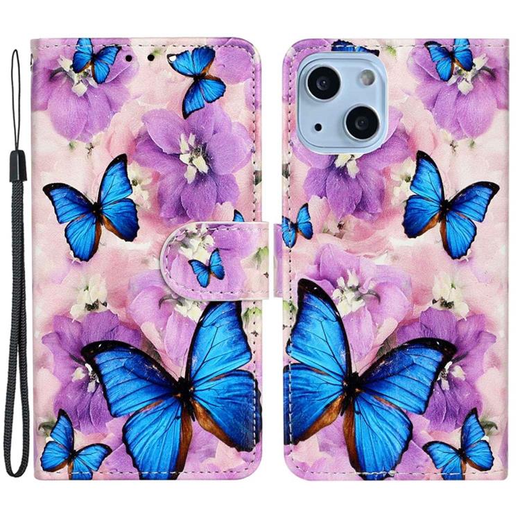 OEM iPhone 14 Plus Plånboksfodral Folio Flip - Butterfly
