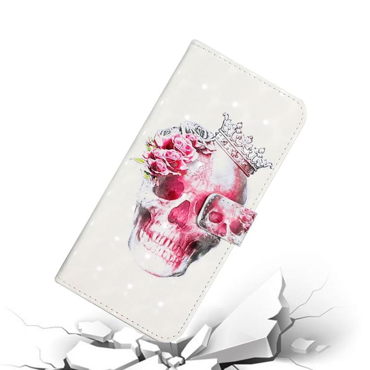 OEM iPhone 14 Plus Plånboksfodral Folio Flip - Crown Skull