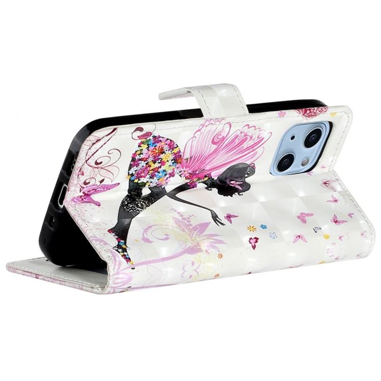 OEM iPhone 14 Plus Plånboksfodral Folio Flip - Girl