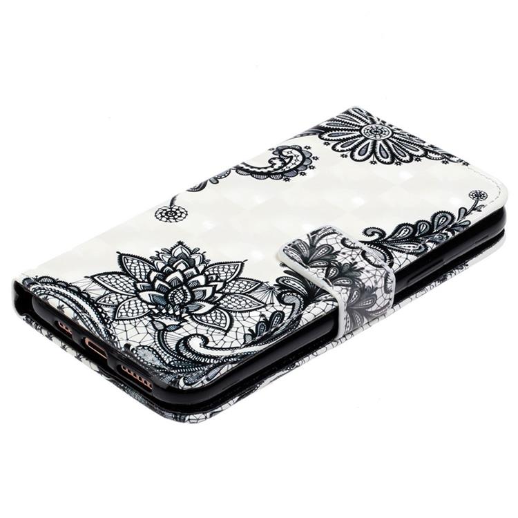 OEM iPhone 14 Plus Plånboksfodral Folio Flip - Lace Flower