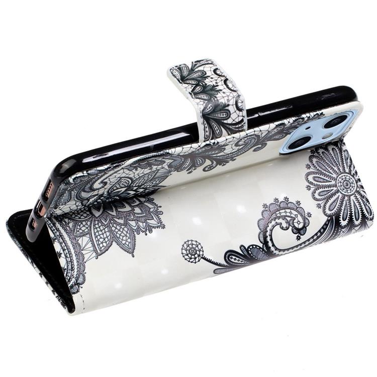 OEM iPhone 14 Plus Plånboksfodral Folio Flip - Lace Flower