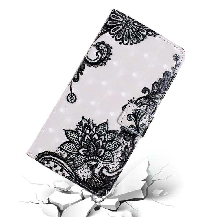 OEM iPhone 14 Plus Plånboksfodral Folio Flip - Lace Flower