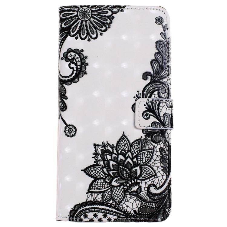 OEM iPhone 14 Plus Plånboksfodral Folio Flip - Lace Flower