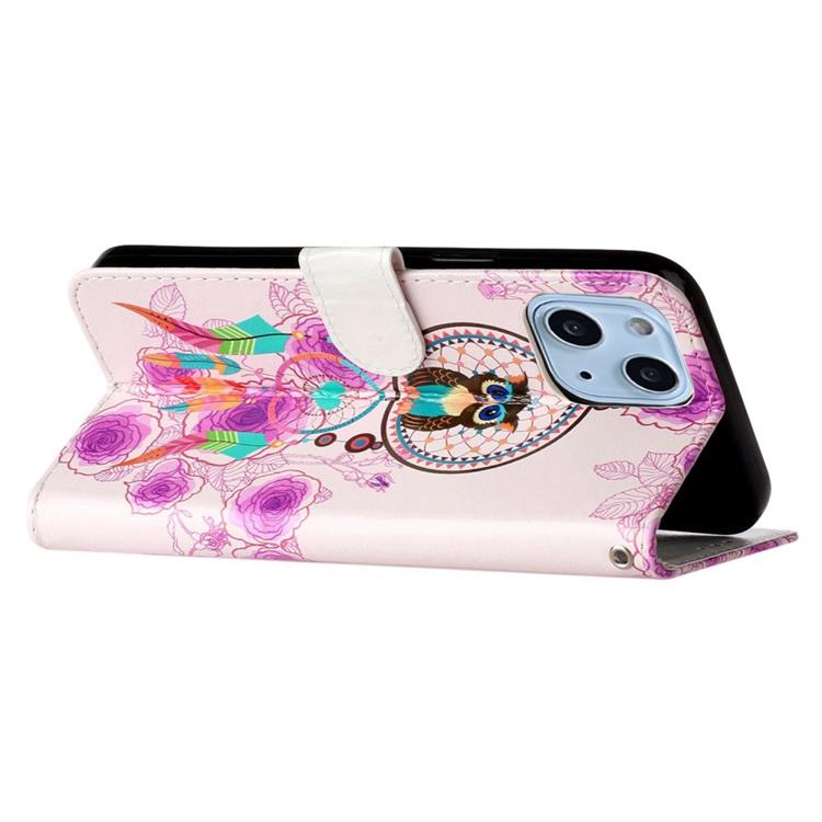 OEM iPhone 14 Plus Plånboksfodral Folio Flip - Owl Chime