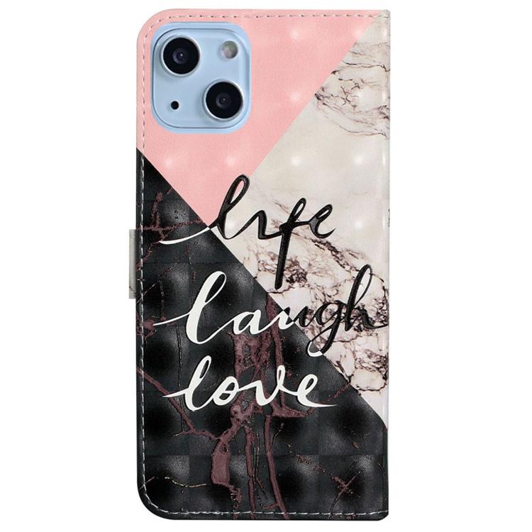 OEM iPhone 14 Plus Plånboksfodral Folio Flip - Svart Marble