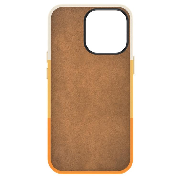 OEM iPhone 14 Pro Skal Color Splicing - Orange