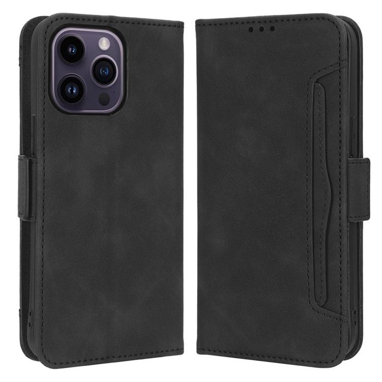 OEM iPhone 14 Pro Max Plånboksfodral PU-Läder - Svart