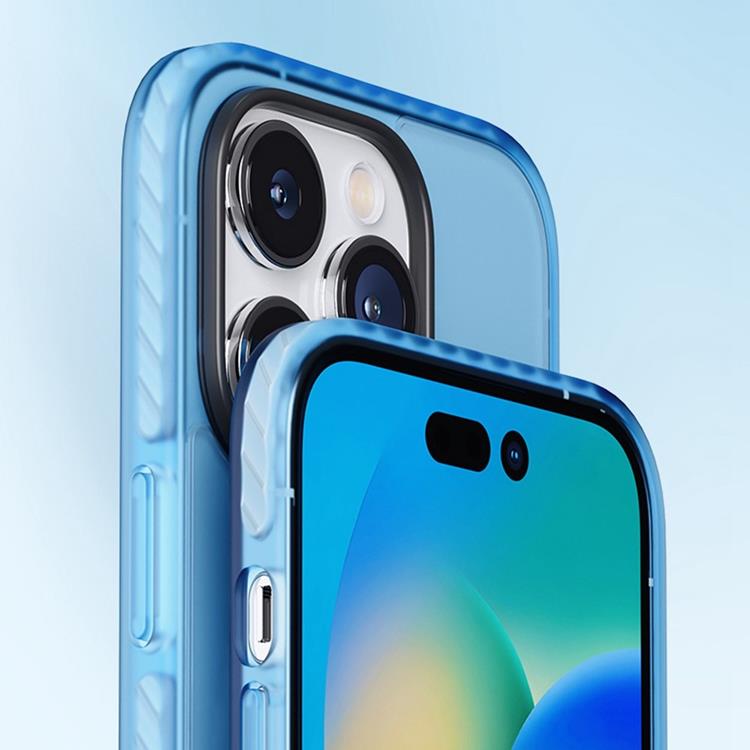 ROCK ROCK iPhone 14 Pro Skal Double Layer - Lila