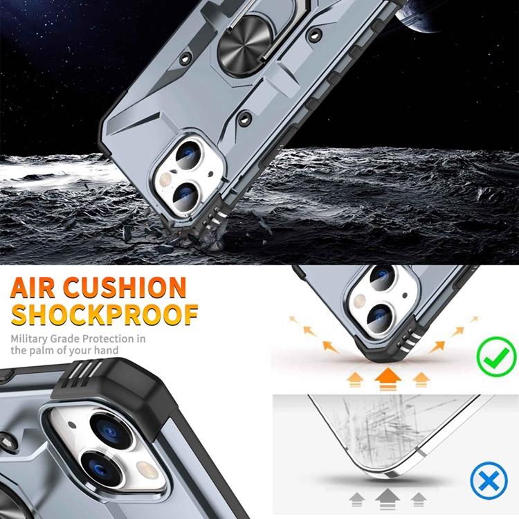 OEM iPhone 14 Skal Ringhållare Armor - Svart