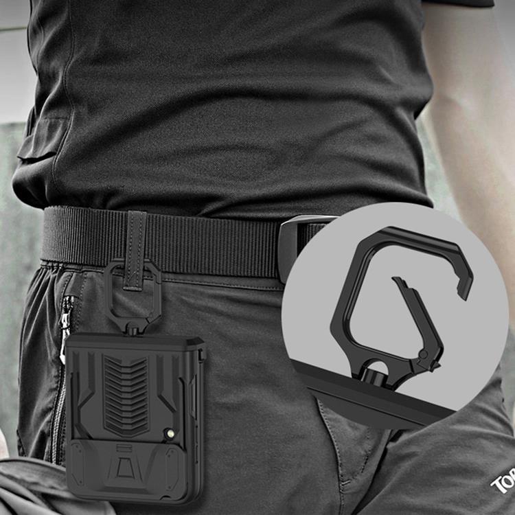 GKK GKK Galaxy Z Flip 4 Skal Ringhållare Kickstand - Vit