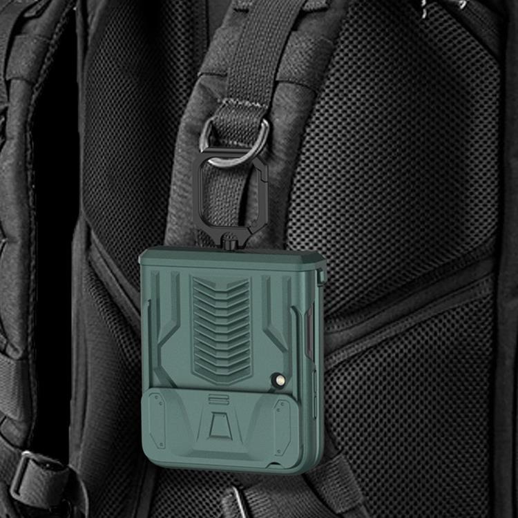 GKK GKK Galaxy Z Flip 4 Skal Ringhållare Kickstand - Vit