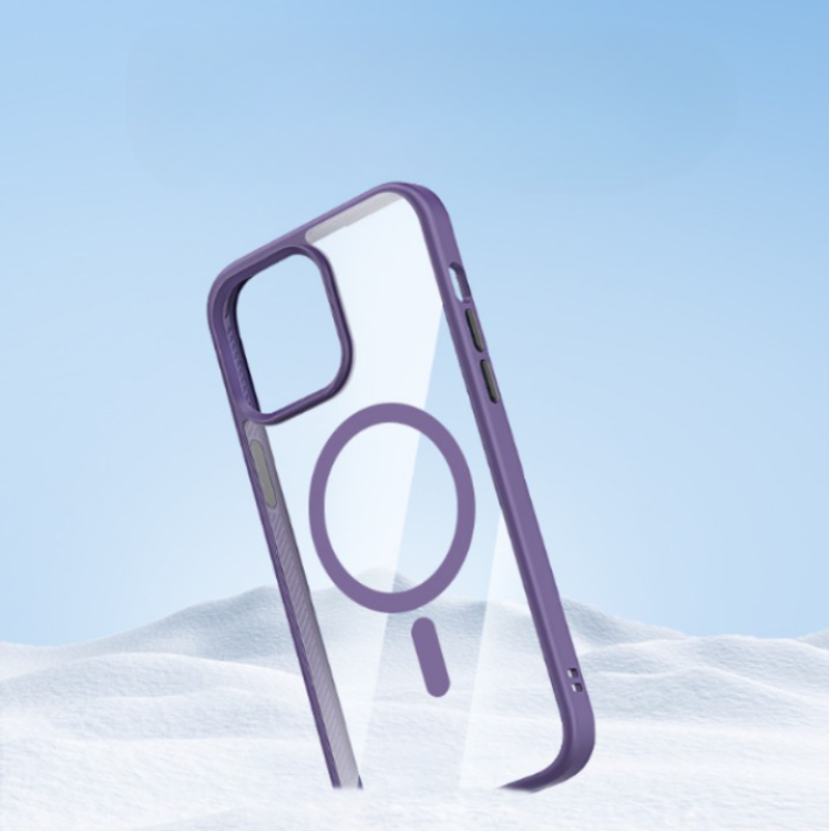 OEM iPhone 14 Pro Skal Magsafe Magnetic - Lila