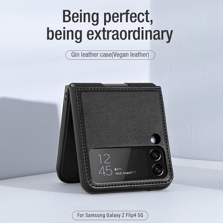 Nillkin Nillkin Galaxy Z Flip 4 Skal Qin - Blå