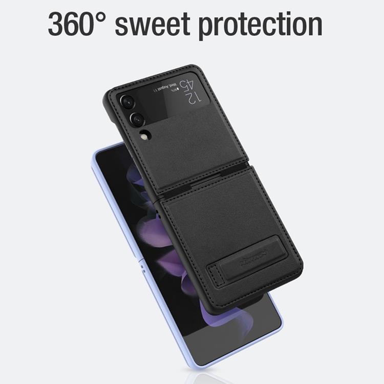 Nillkin Nillkin Galaxy Z Flip 4 Skal Qin - Blå