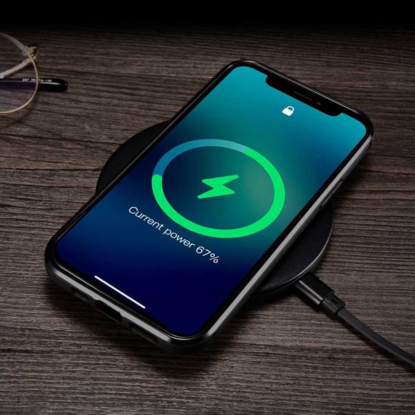 ICARER iCarer Läder Skal iPhone 12 Pro Max - Svart