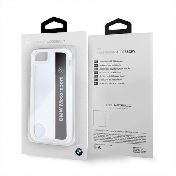 BMW BMW Hardcase Skal iPhone 7 / 8 / SE 2020 - Transparent / Blå