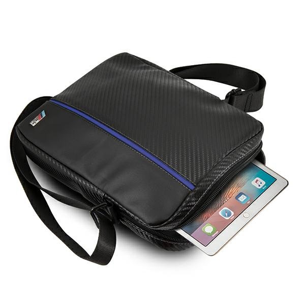 BMW BMW Väska Tablet 10'' - Carbon / Blue Stripe